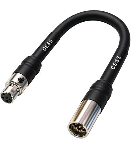 音声出力ケーブルTA5F(L)-XLR Amazon.com: Ta5f to Ta5f Mini XLR 5 Pin Female Audio Cable for